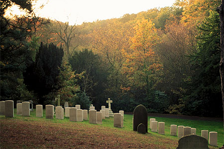 view of cemetery