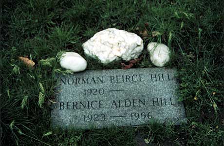 marker with white stones